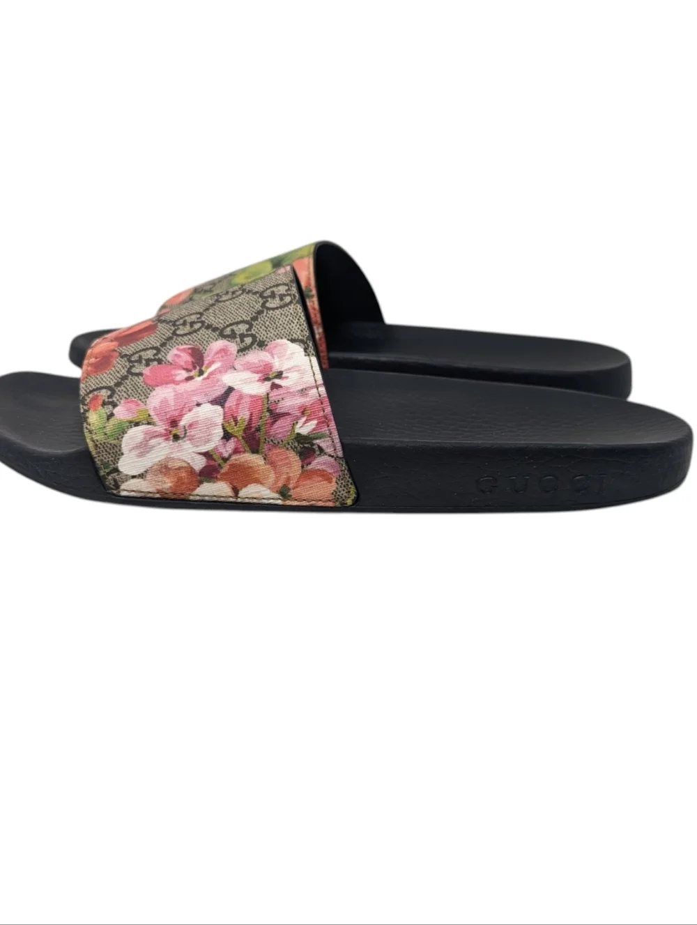 Gucci GG Web Supreme Bloom Floral Slide Sandals with box Size EU 39 - Picture 4 of 8